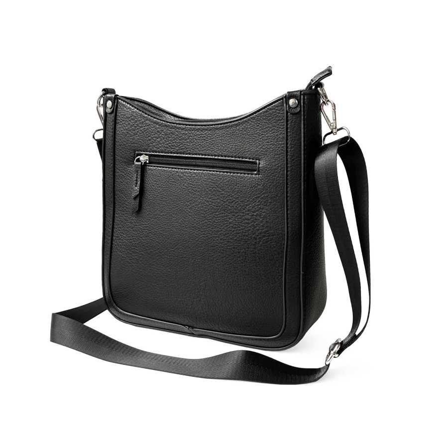 Women nicci Bags | Nicci Crossbody Bag With Web Strap Black