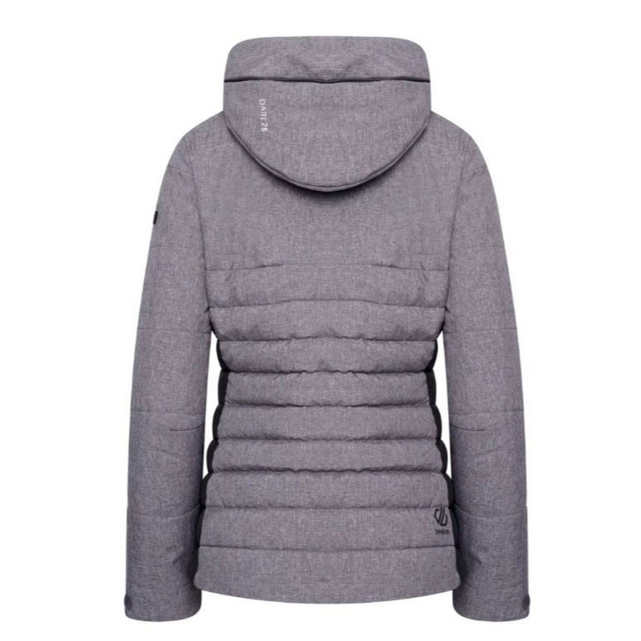 Women dare 2b Coats & Jackets | Dare 2B - Womens/Ladies Expertise Marl Padded Ski Jacket Dark Grey