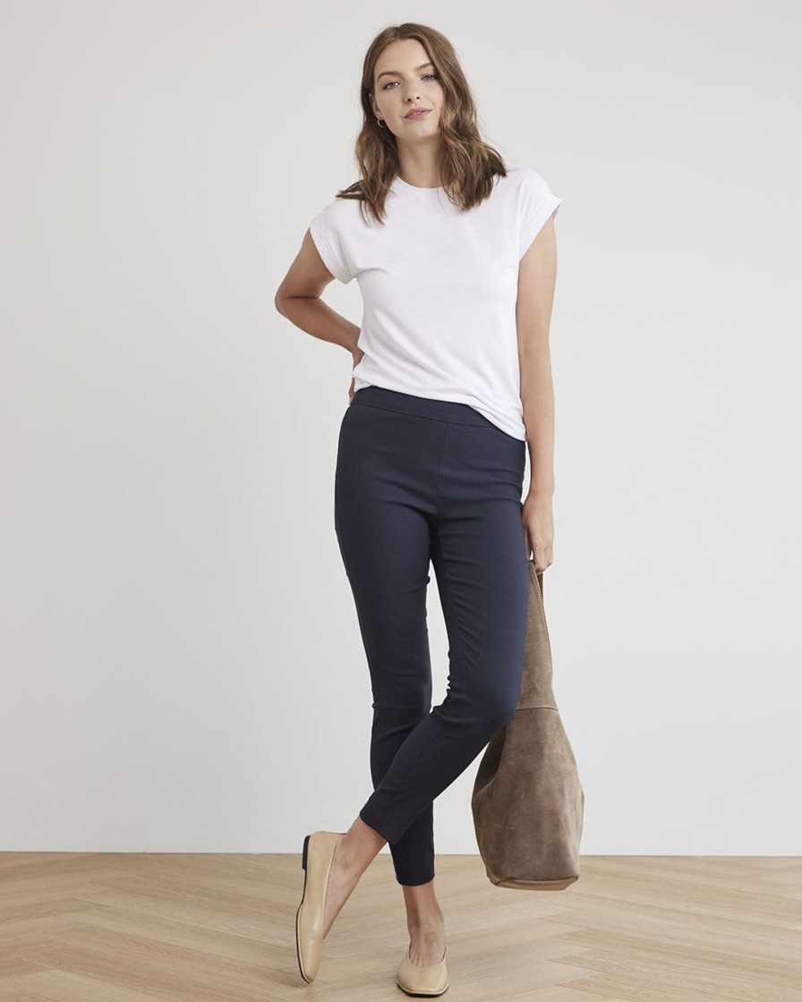 Women r.w. & co. Pants | Solid High-Rise City Legging Pant Forged Iron