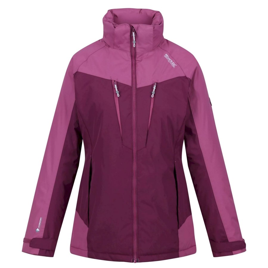 Women regatta Coats & Jackets | Regatta - Womens/Ladies Calderdale Winter Waterproof Jacket Dark Purple