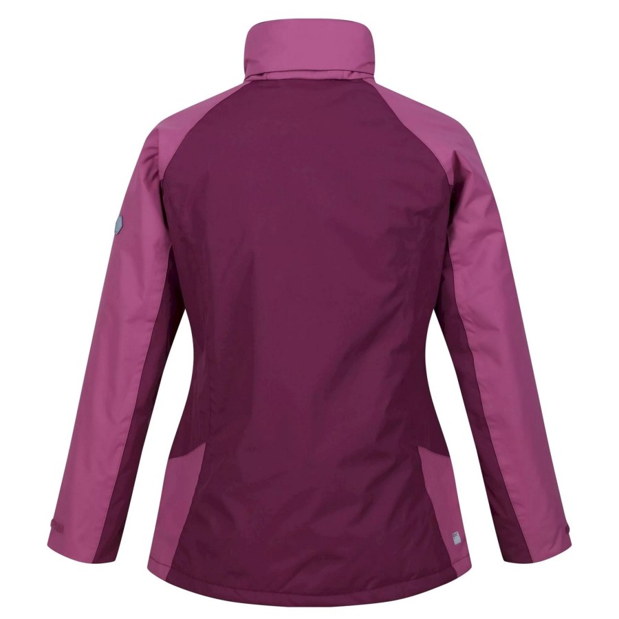 Women regatta Coats & Jackets | Regatta - Womens/Ladies Calderdale Winter Waterproof Jacket Dark Purple